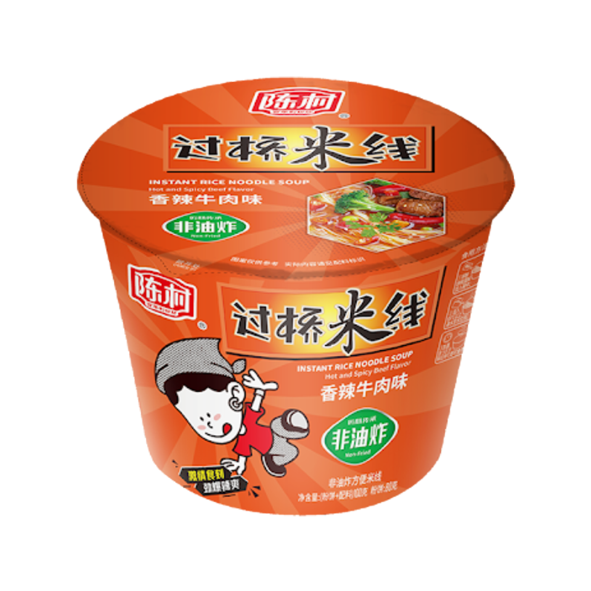 *100g桶陈村过桥米线 香辣牛肉味(1*12)