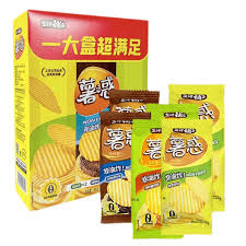 186g盐津铺子薯滋滋非油炸薯片-醇香原味+浓情烤肉味+清新番茄味 Yanjinpuzi Potato Chips Non-Fried Potato Chips - Original Flavor + Rich Barbecue Flavor + Fresh Tomato Flavor