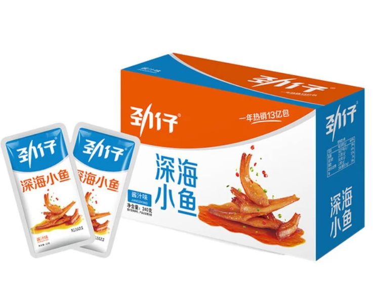 劲仔深海酱汁味小鱼 Jinzai Sauce Flavor Ika Iti