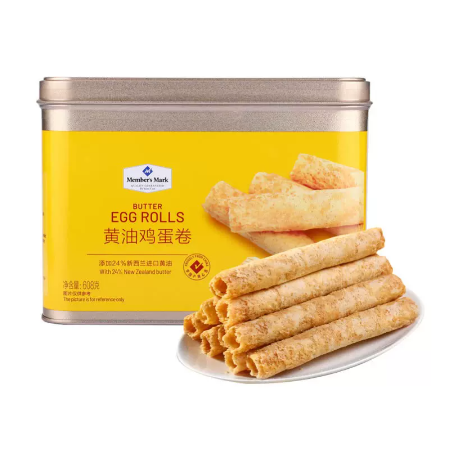 MM黄油鸡蛋卷608g Butter Egg Rolls