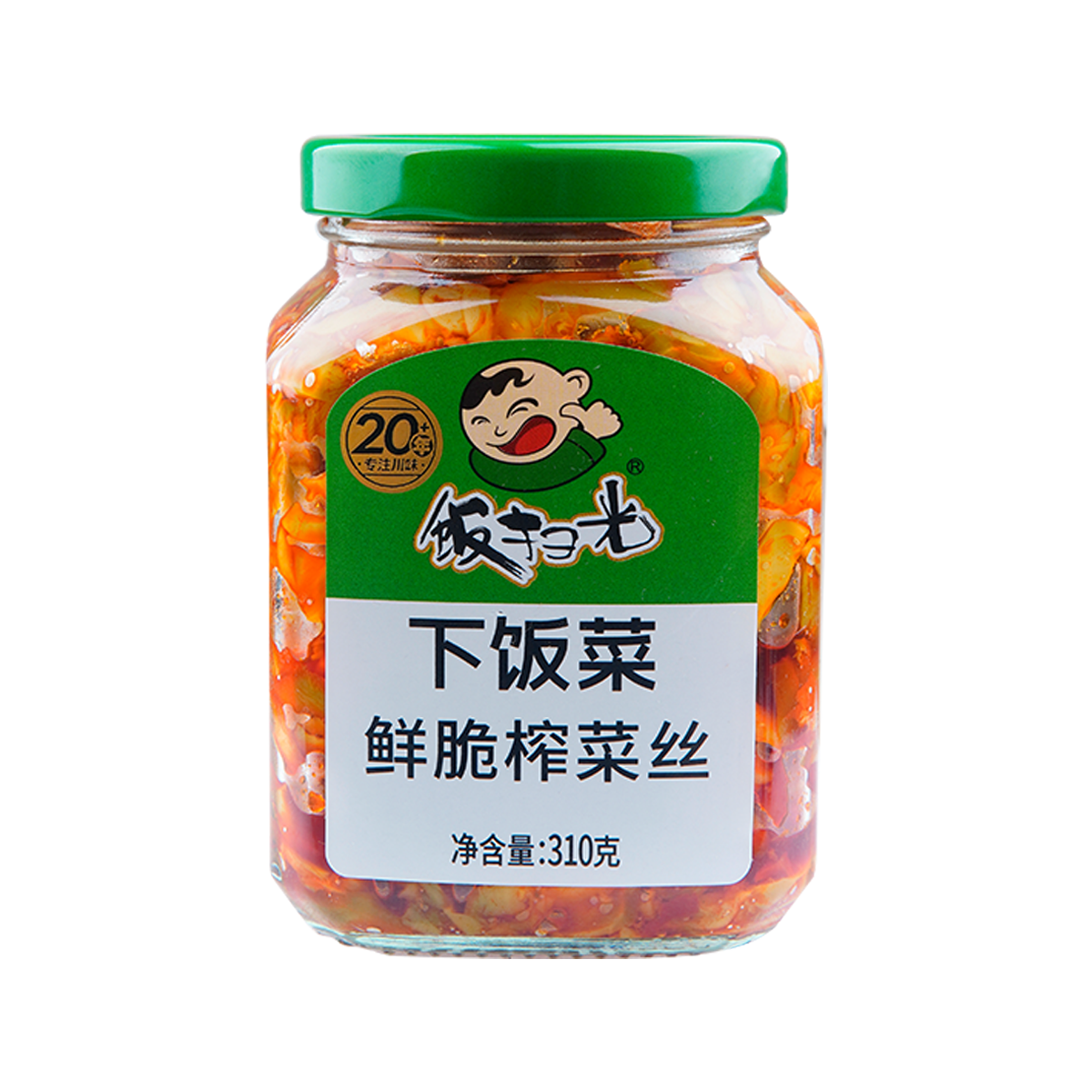 饭扫光鲜脆榨菜丝310g FSG Fresh Crisp Shredded Mustard