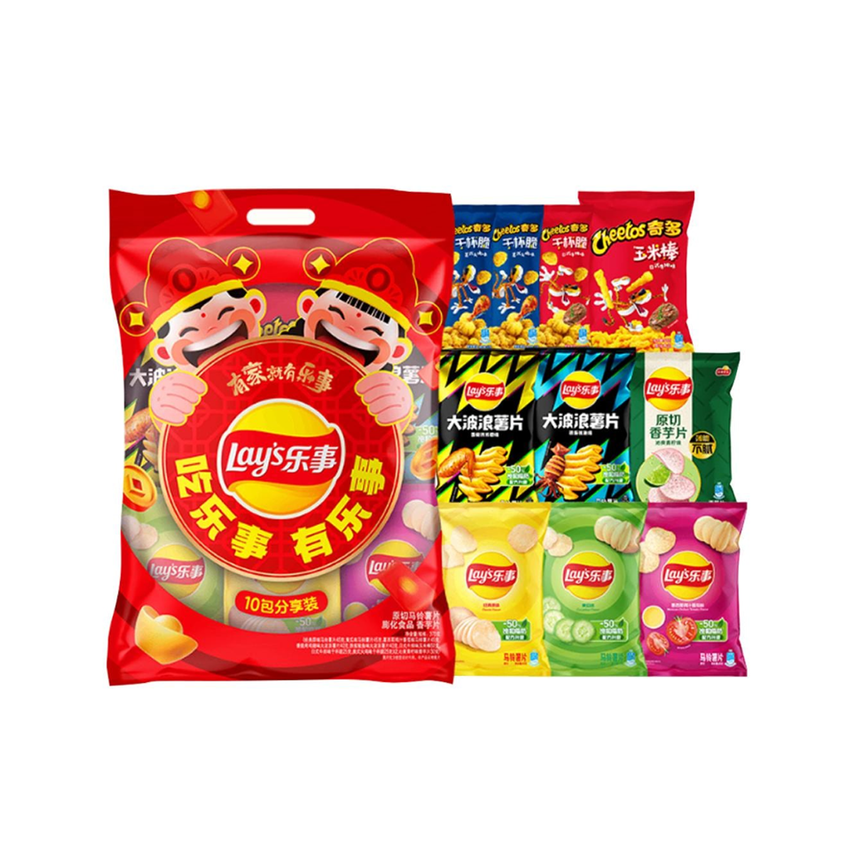 乐事分享大礼包370g Rei's Mix Flavors