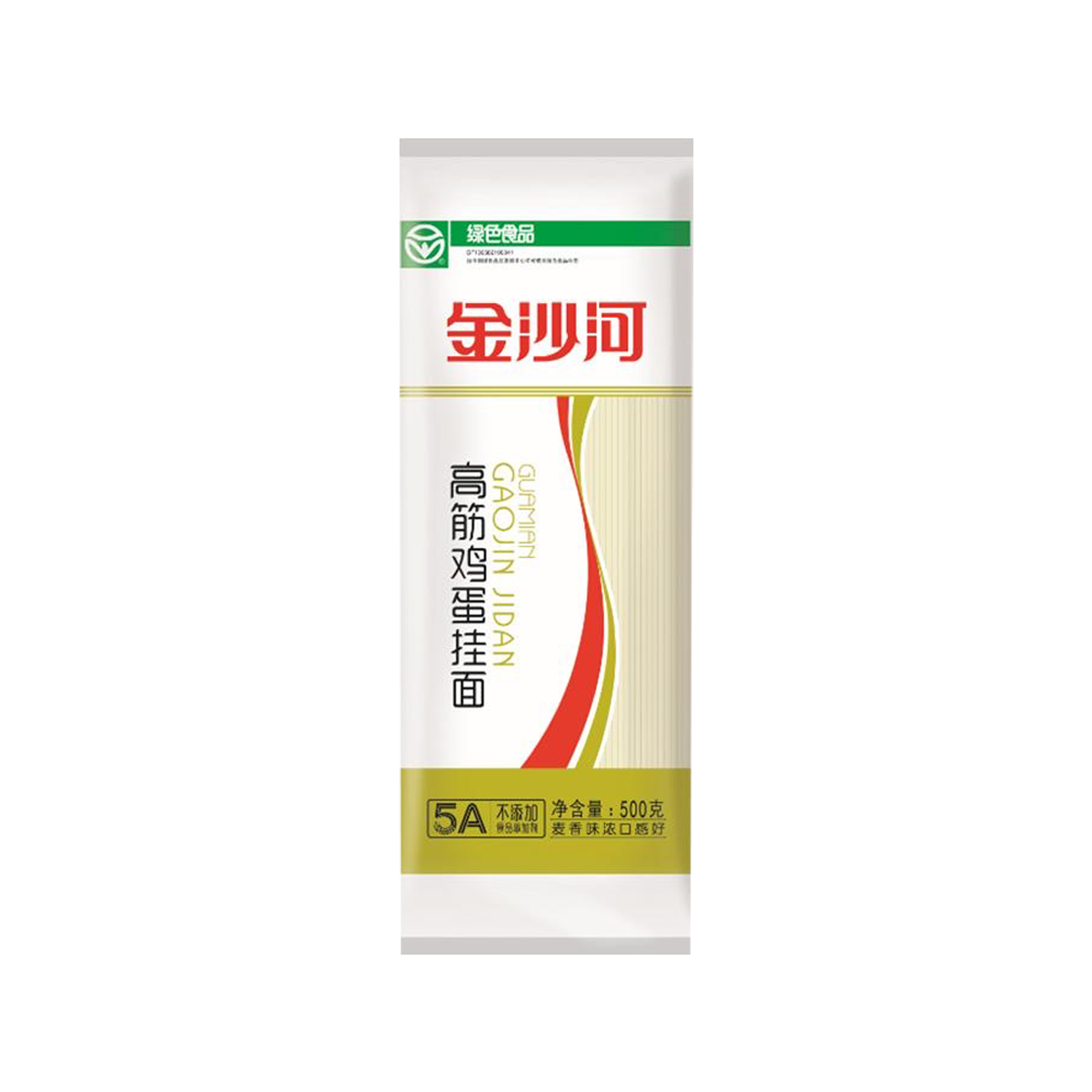 金沙河500G高筋鸡蛋面 Jinsha River High-Gluten Egg Noodles