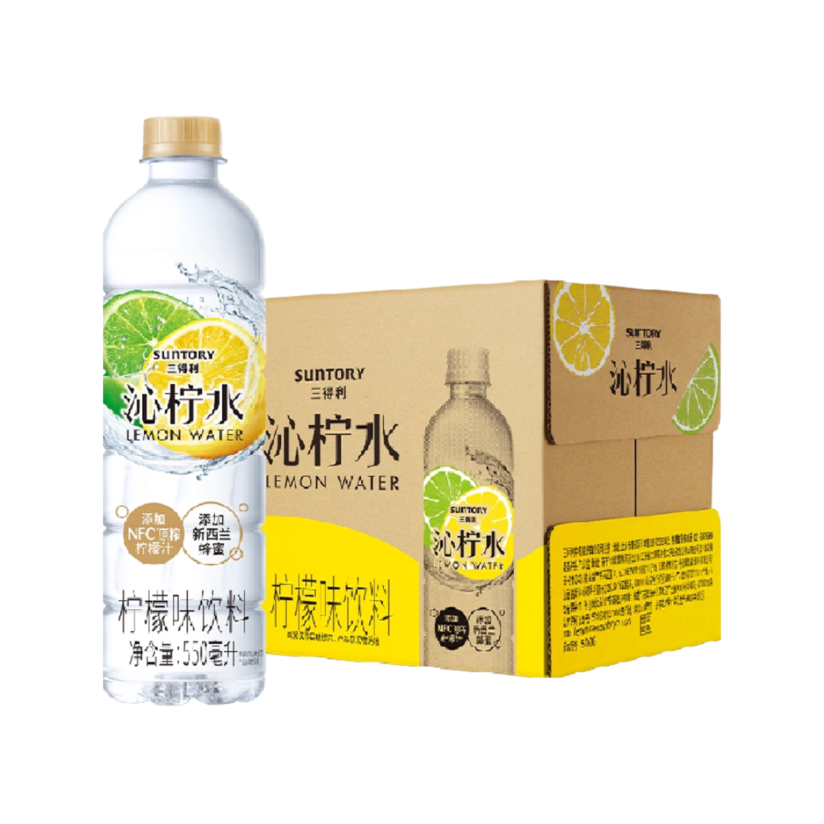 三得利沁柠水550ml*15 SUNTORY Lemon Flavor Water