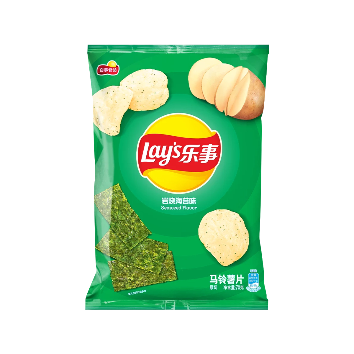 乐事岩烧海苔味70g Lay's Rock-Grilled Rimuri Karakara Tiwhikete Riwai