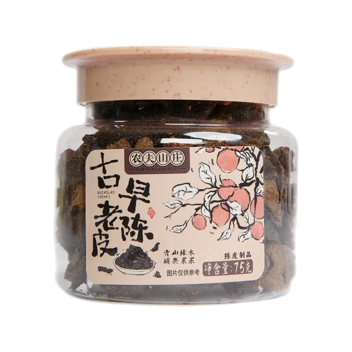 农夫山庄古早老陈皮75克Paamu Grange Aged Dried Tangerine Peel