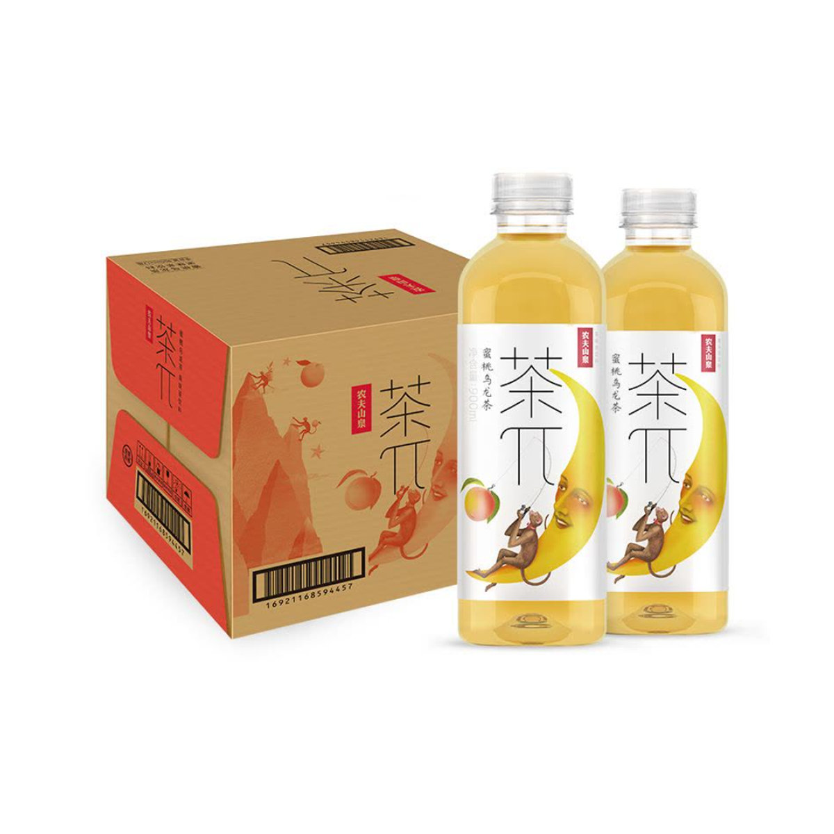 *900ml农夫山泉茶派蜜桃乌龙茶1*12 NFSQ Peach Oolong Tea