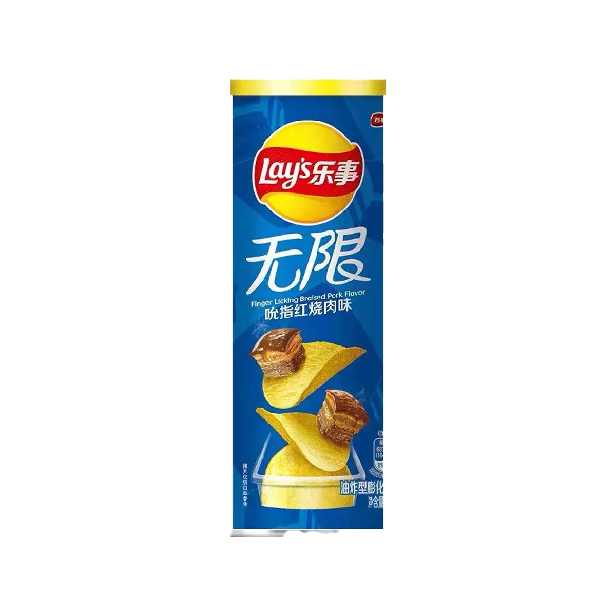 乐事无限允指红烧肉味90g Titipi Riwai Rei Mimiti Maama-Maama Poaka Haka