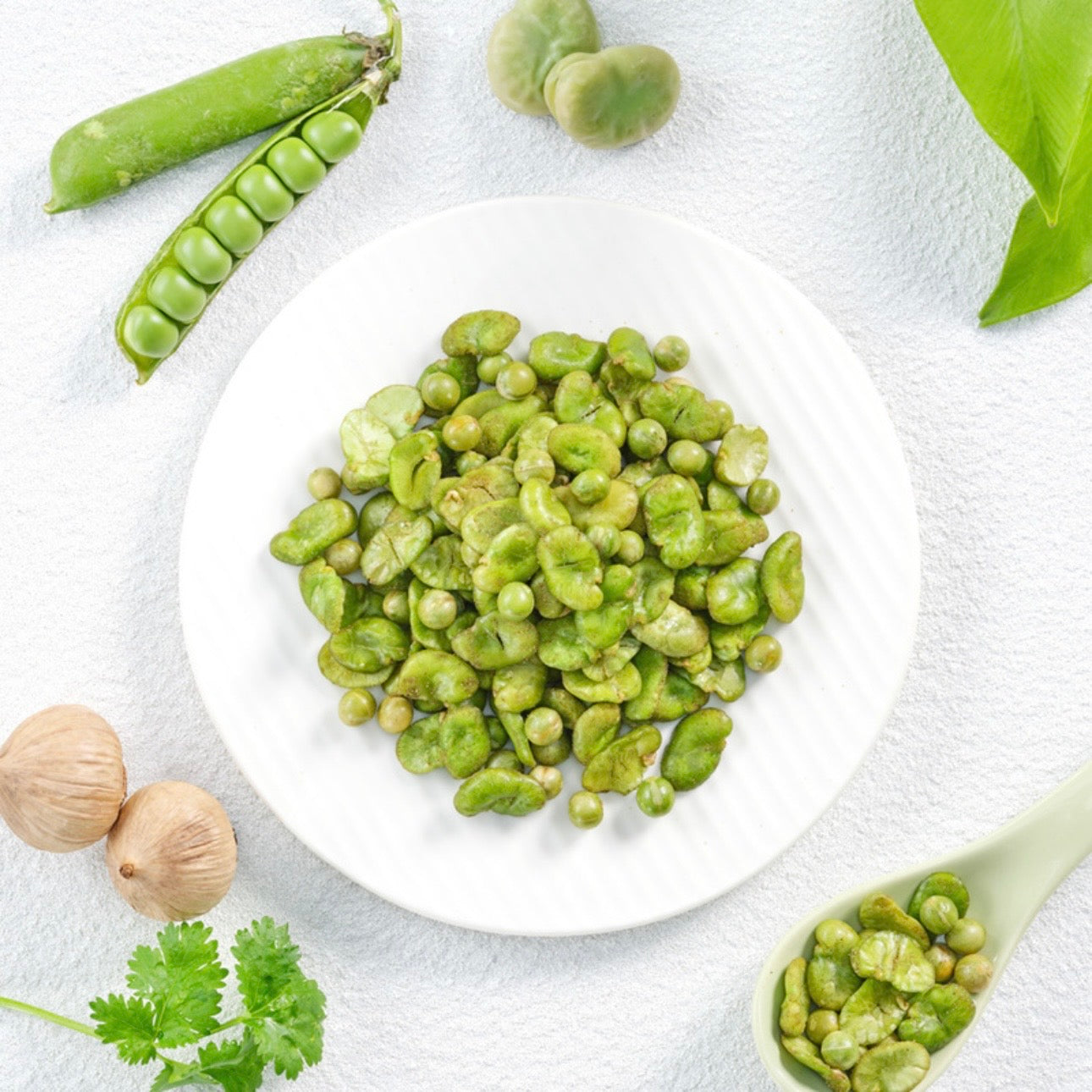 甘源黑金蒜香菜味翡翠豆1kg Black Garlic with Coriander Flavor Emerald Beans