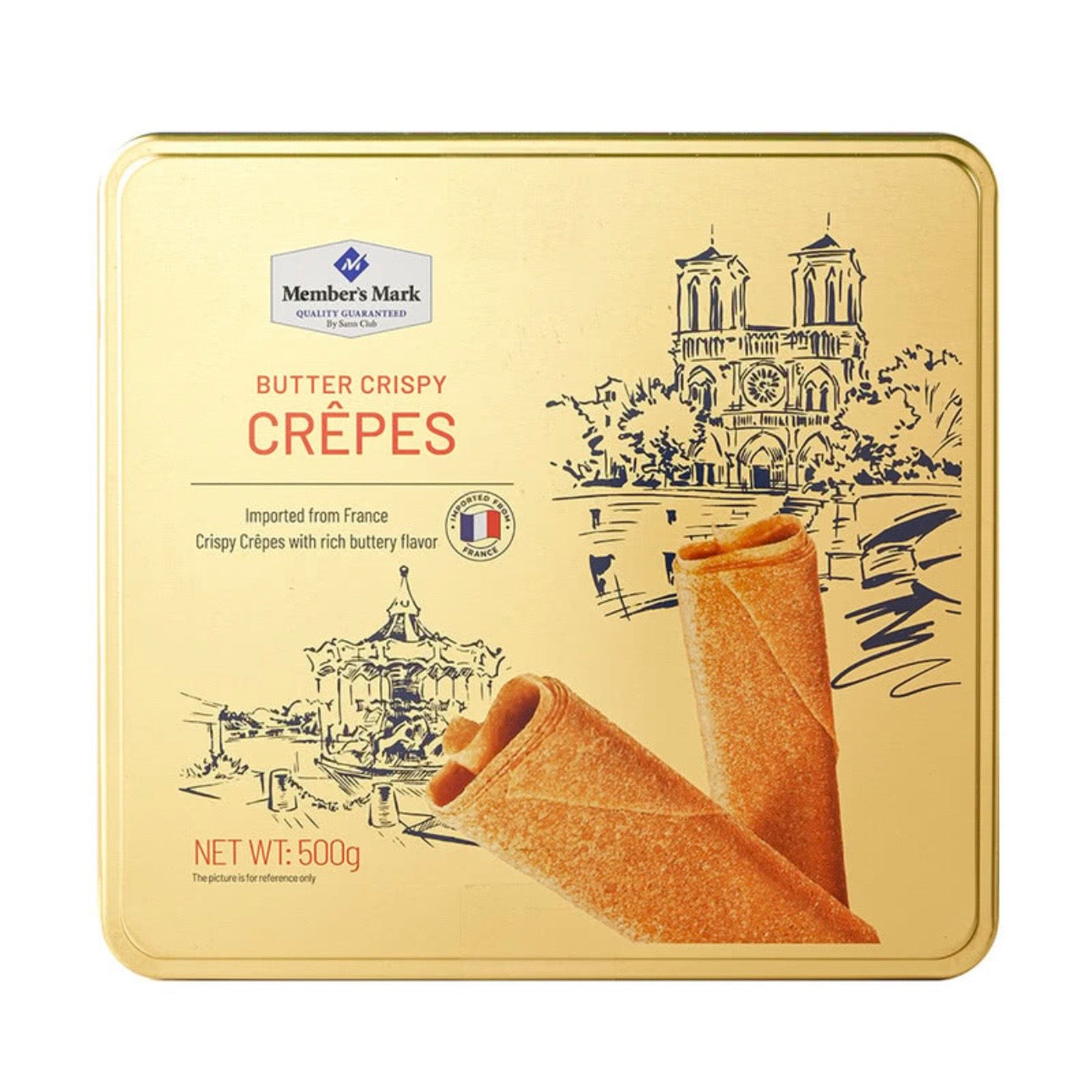 MM黄油脆片饼干500g Butter Crispy Crepes