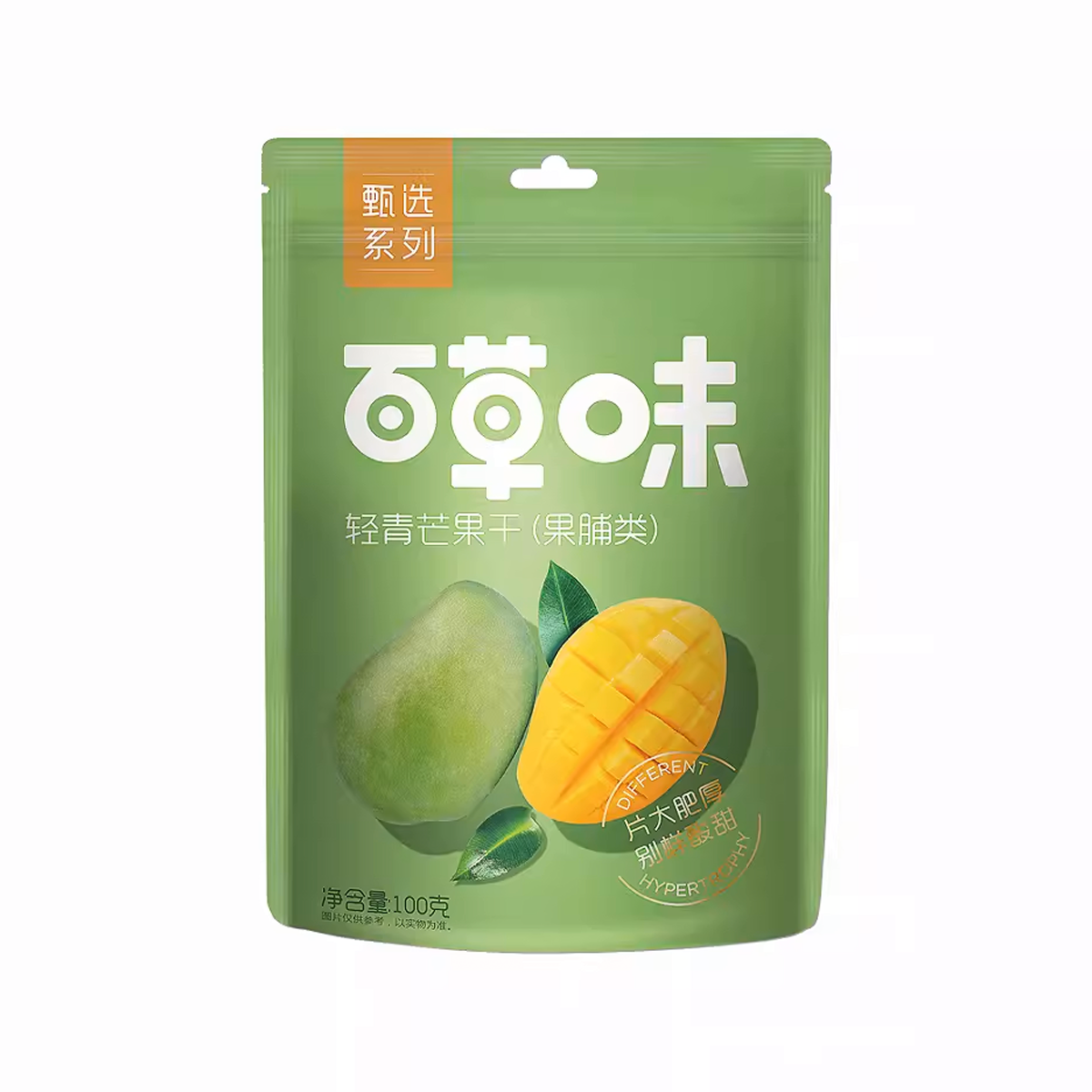 百草味-轻青芒果干100g Baicaowei-Freeze-Dried Mango