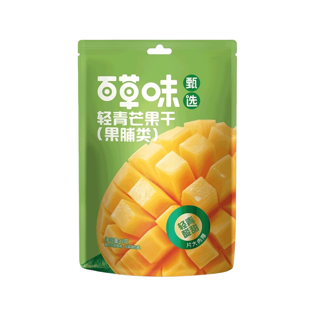 百草味 轻青芒果干42g(DC) Baicaowei-Freeze-Dried Mango