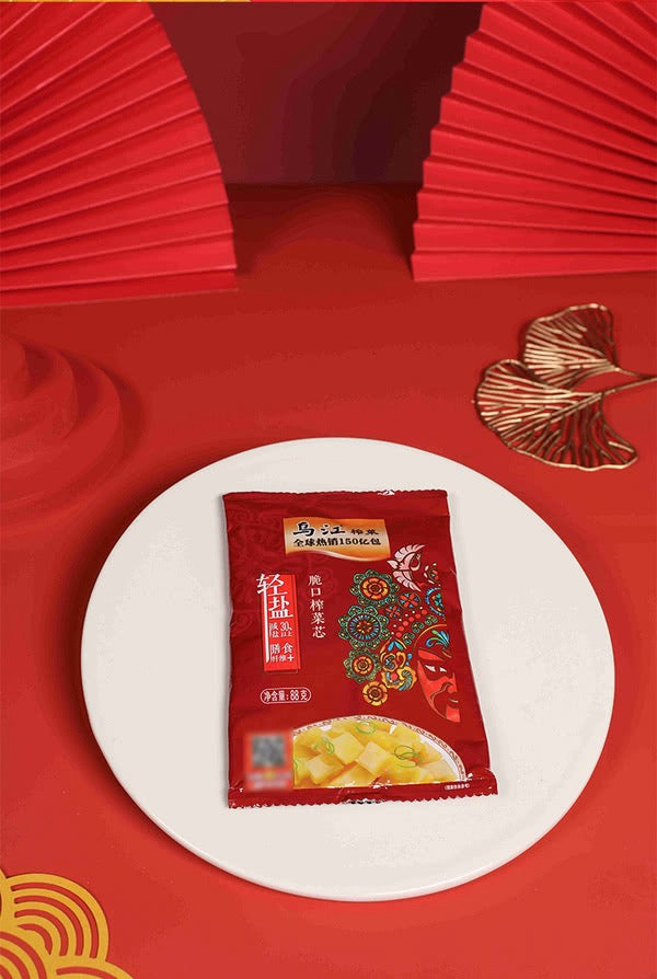 乌江脆口榨菜芯88g Wujiang Crisp pickled mustard seeds