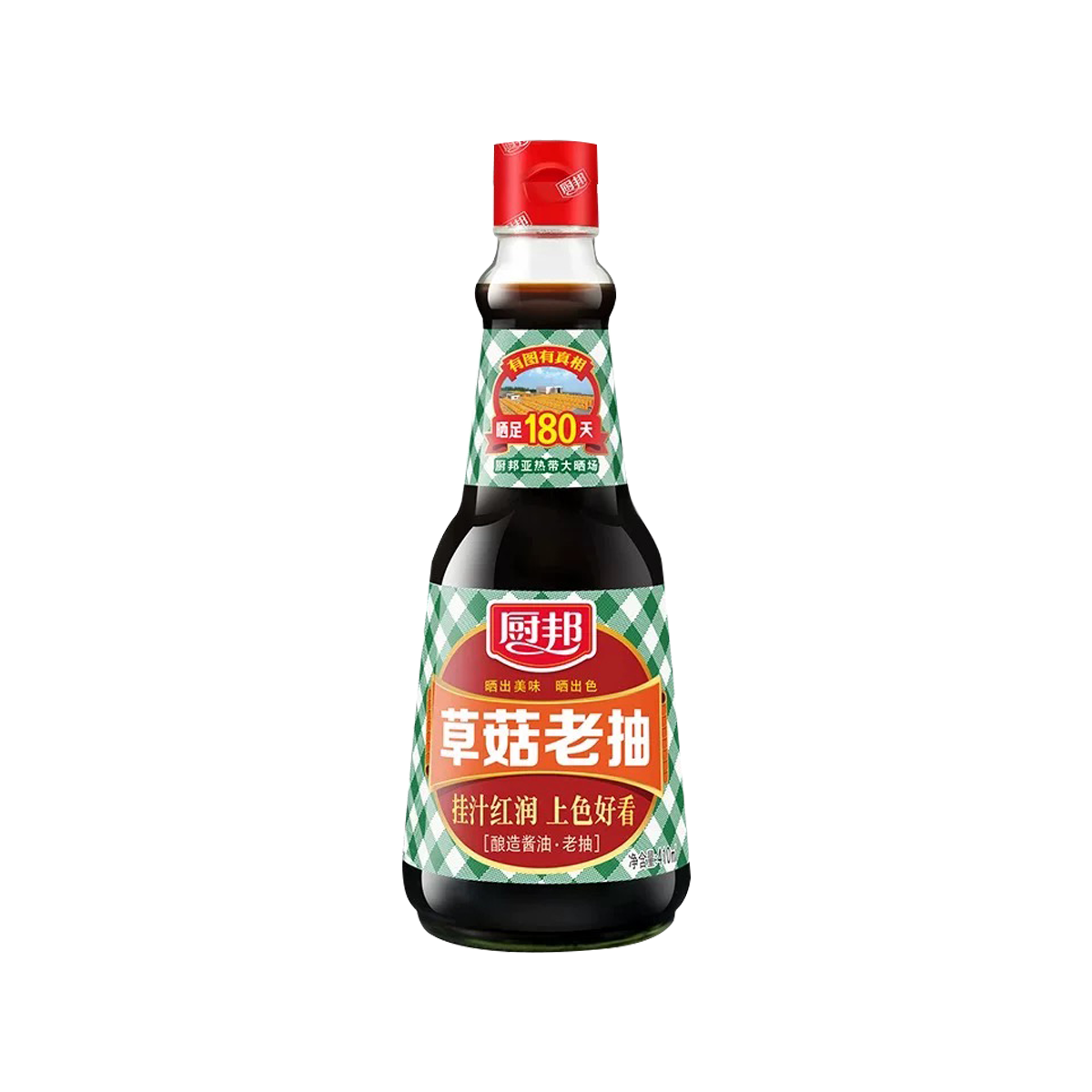 厨邦草菇老抽Chu Bang Straw Mushroom Dark Soy Sauce