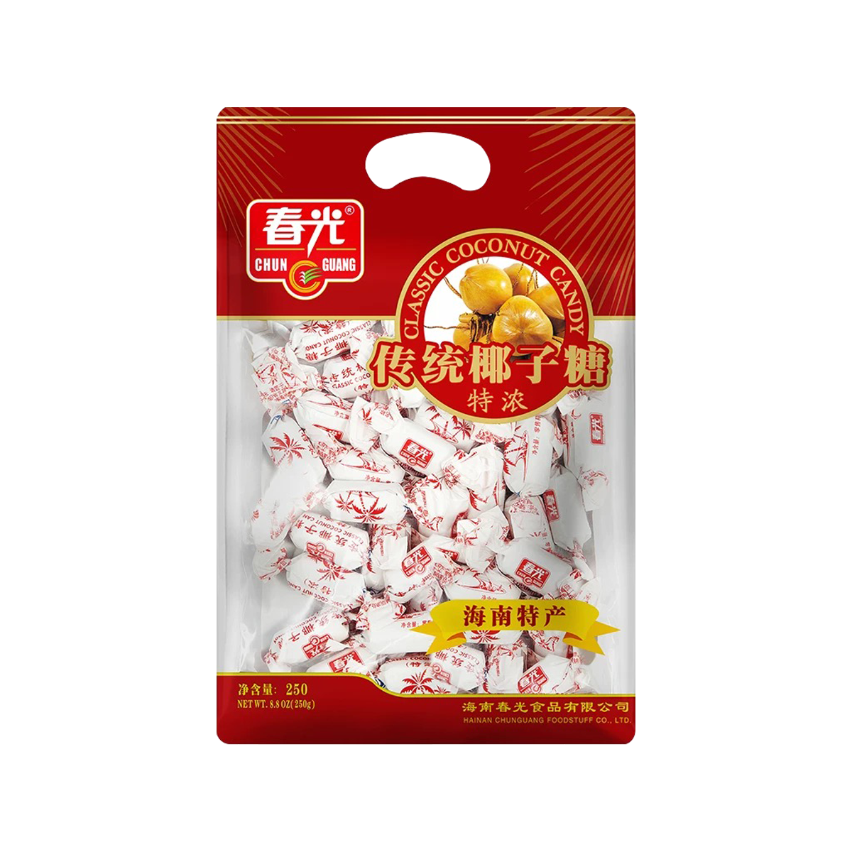 春光传统椰子糖(特浓)Chun Guang Traditional Coconut Candy(Extra Thick)