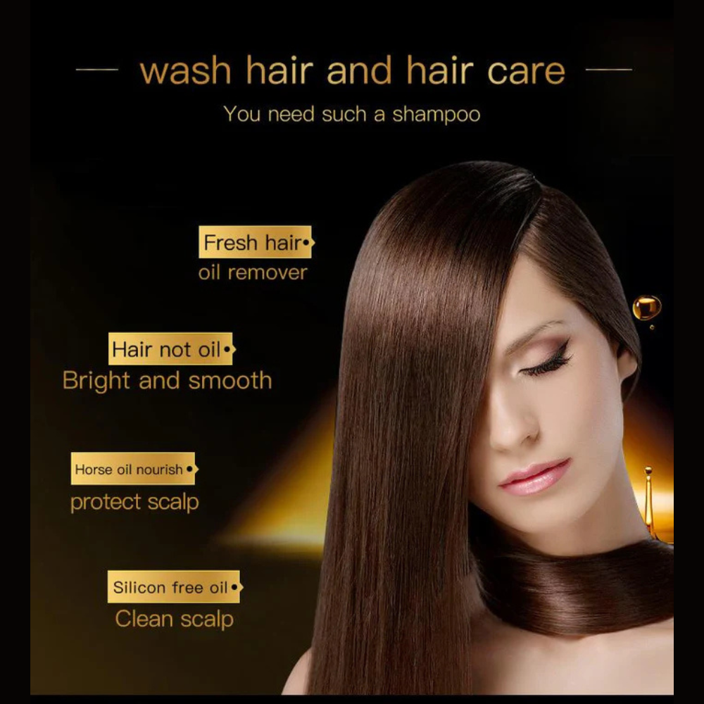 马油洗发水Horse Oil Shampoo