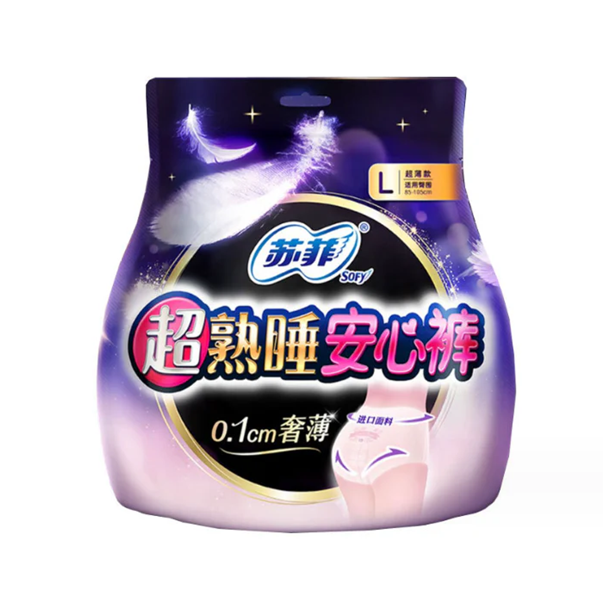 苏菲超熟睡安心裤 超薄 L 2P Sofy Ultra Moe Haumaru Tarauhu Tino Angiangi L 2P