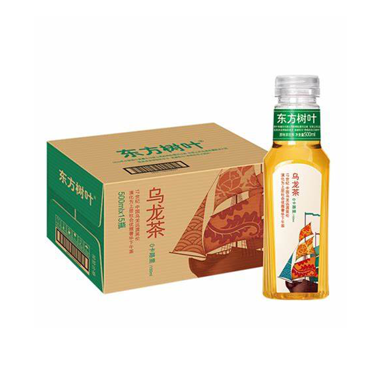 东方树叶-乌龙茶500ml*15 Inu Tii Rau Rawhiti Taiwhiti Inu Tii Taketake (Tii Oolong)