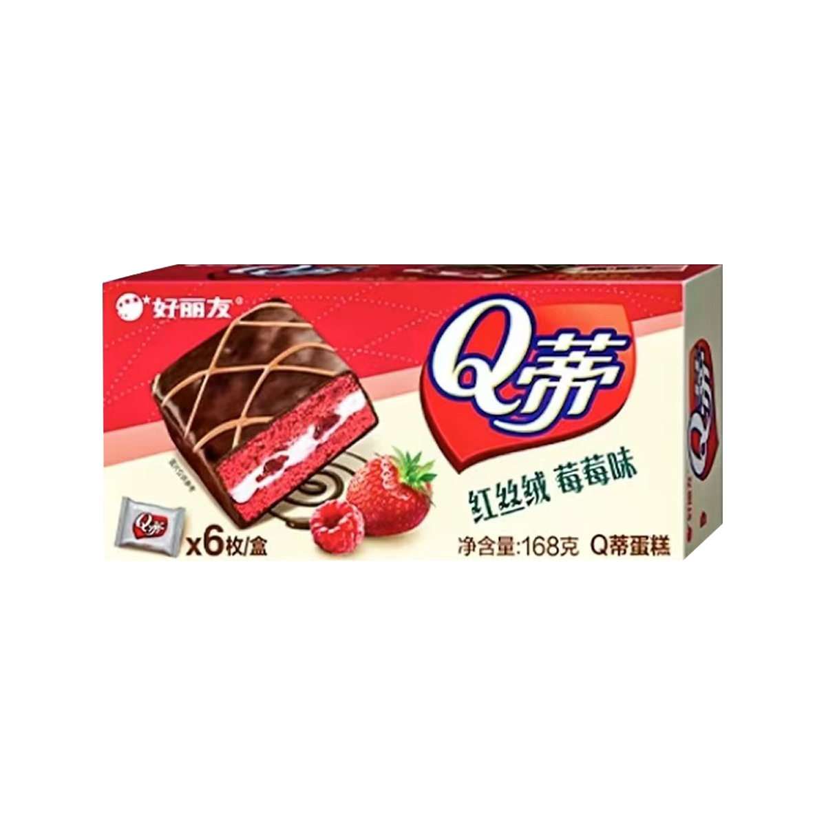 好丽友Q蒂红丝绒 Orion QD Keke Whero Whero Whero Hua Berry