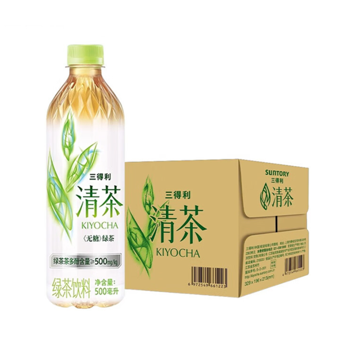 500ml无糖绿茶 (1*15) SUNTORY Tii Kakariki (Karekau)