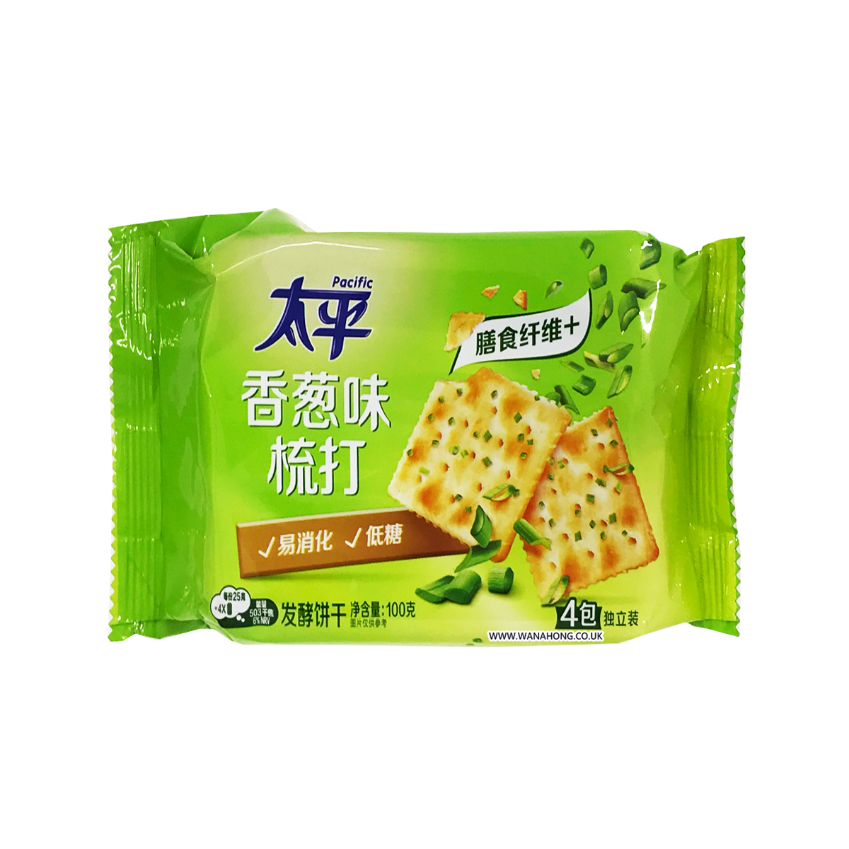 太平香葱味梳打饼干100g Taiping Scallion flavor houra pihikete