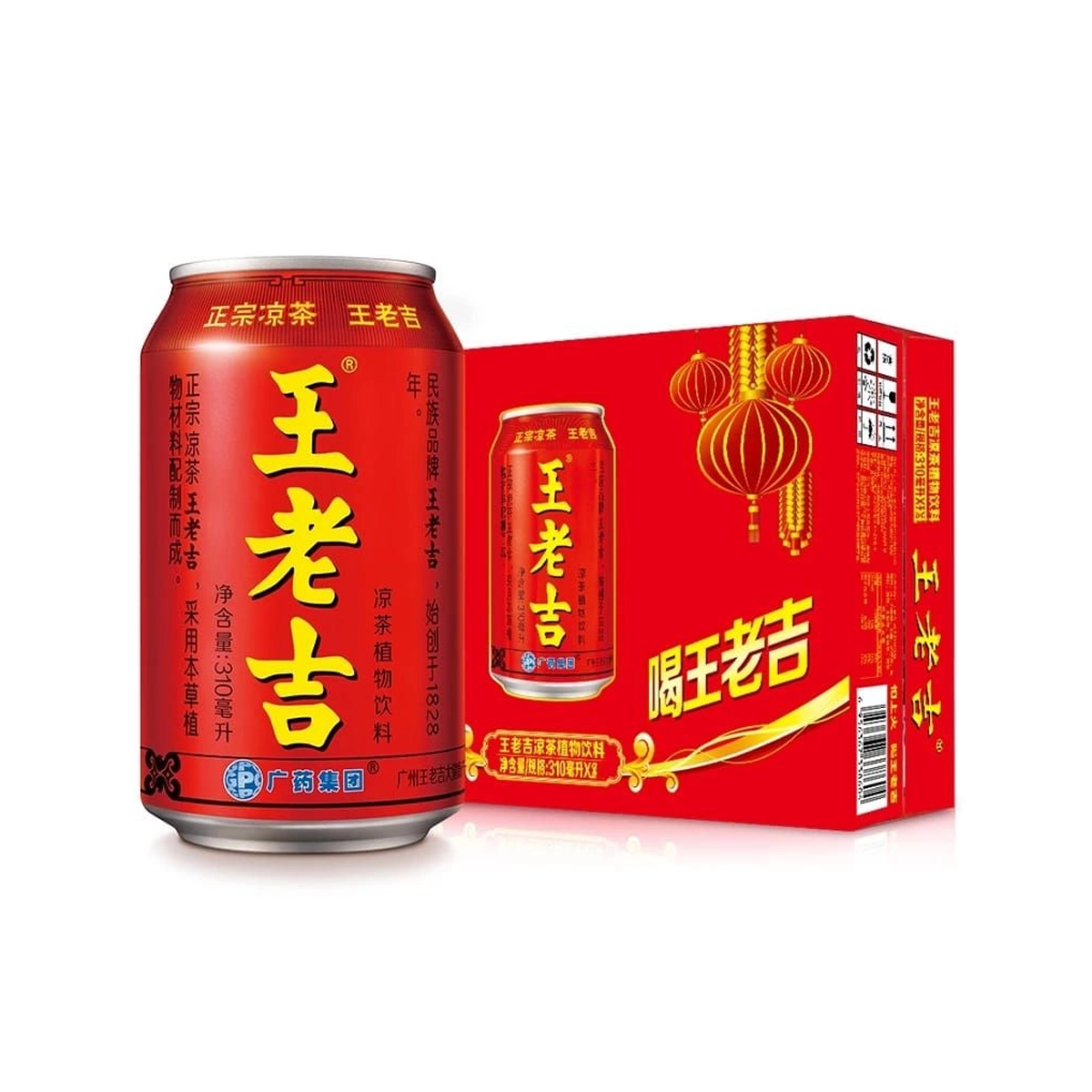 *310ml罐装王老吉凉茶1*24 Wanglaoji Herbal tea