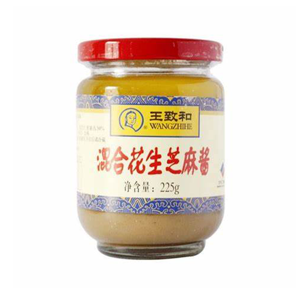 王致和混合花生芝麻酱225g Wangzhihe Whakaranu Peanati me te Haamana Whakapiri