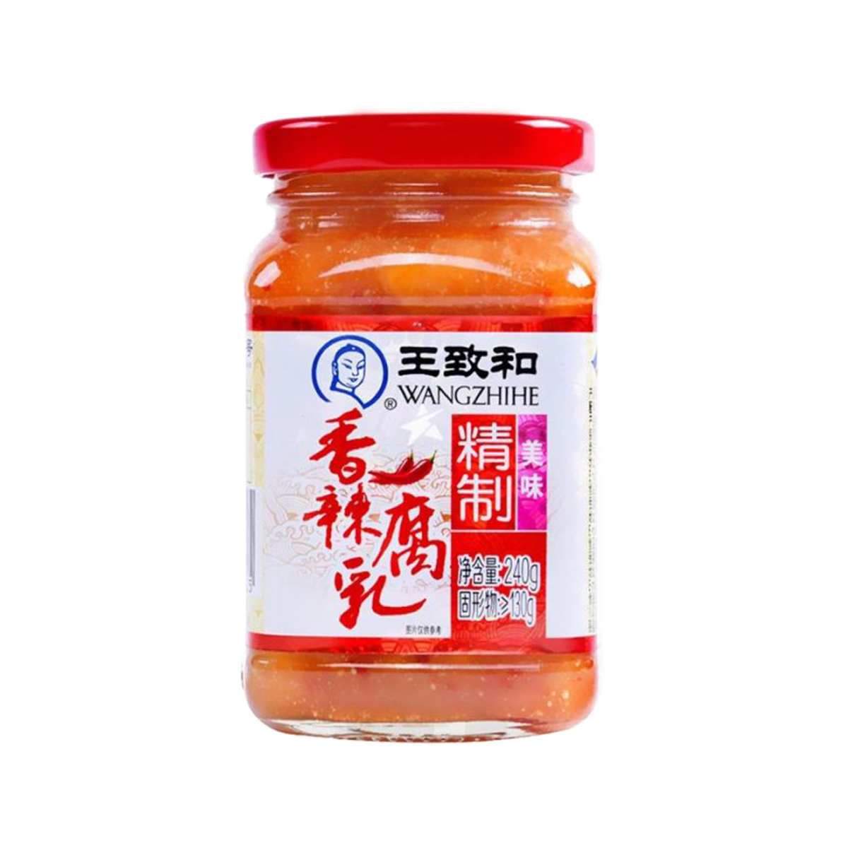 王致和香辣腐乳240g Wangzhihe Raukikini Tofu