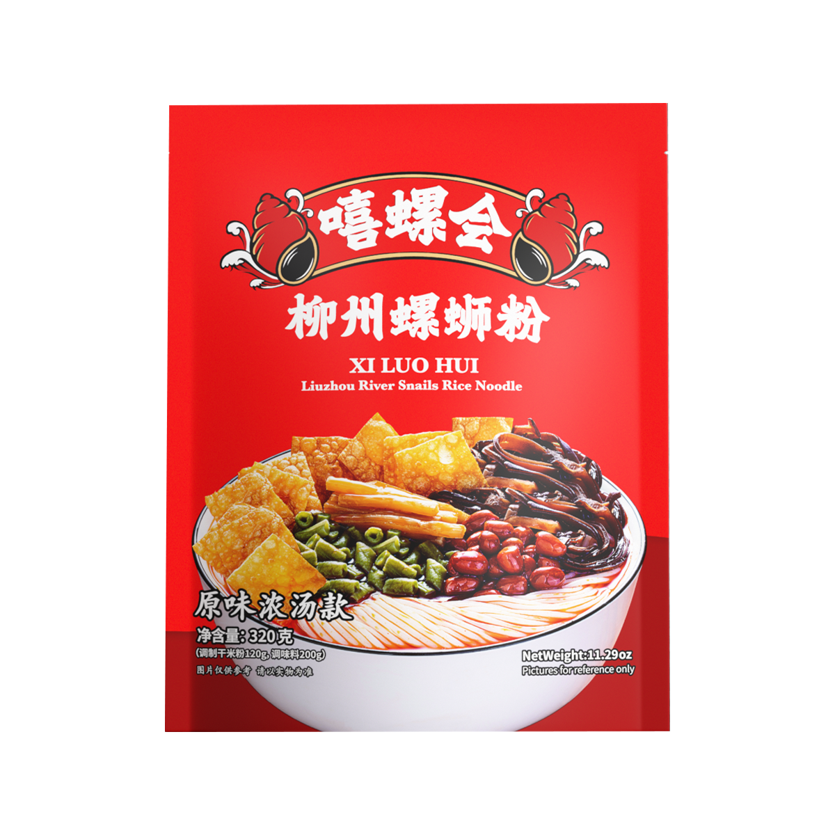 嘻螺会柳州螺蛳粉原味浓汤款XILUOHUI - LiuZhou River Snails Rice Noodle (Original)