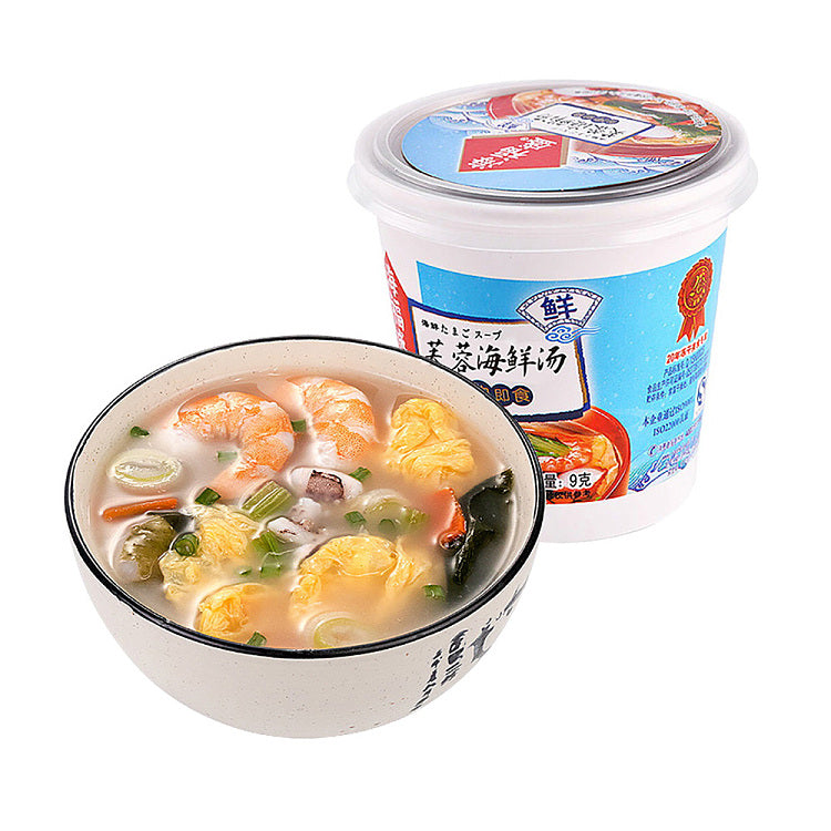 芙蓉海鲜汤 Hibiscus Seafood Soup