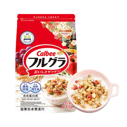 Calbee原味水果麦片1kg Calbee Original Flavor Fruit Cereal