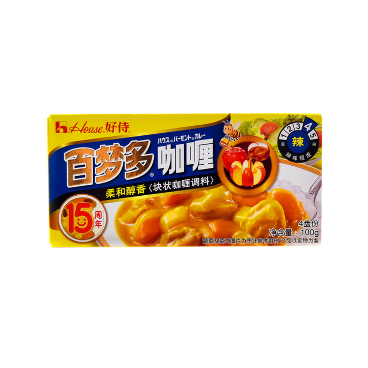 100g好侍百梦多咖喱（辣）House Curry（spicy）