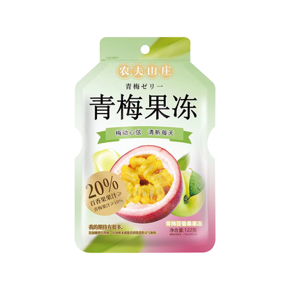 农夫山庄122克青梅百香果果冻Farmers Grange Green Plum Passion Fruit Tiēre
