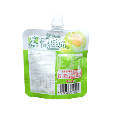 农夫山庄150克青梅吸吸果冻Farmers Grange Prebiotic Green Paramu Tire