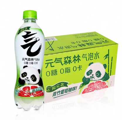 元气森林青竹葡萄柚气泡水（英文包装）Yuanqi Forest Green Bamboo Grapefruit Sparkling Water