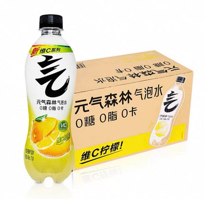 元气森林VC柠檬气泡水 Yuanqi Forest VC Lemon Sparkling Water
