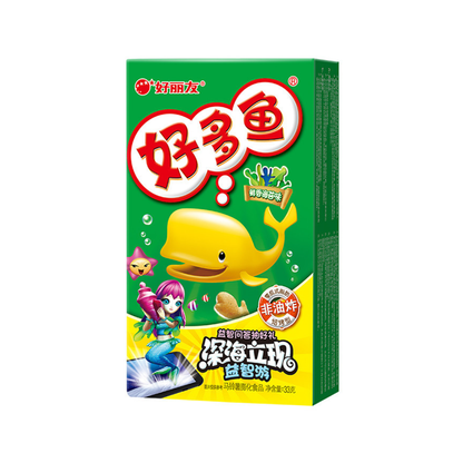 好丽友好多鱼(鲜香海苔味)*33g Orion He nui te ika (te reka o te rimurimu hou)