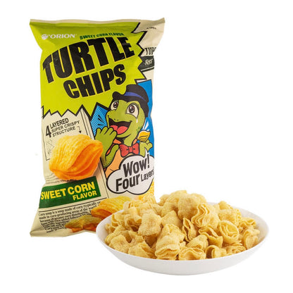 好丽友甜玉米味脆片481g Orion Sweet Corn Turtle Chips