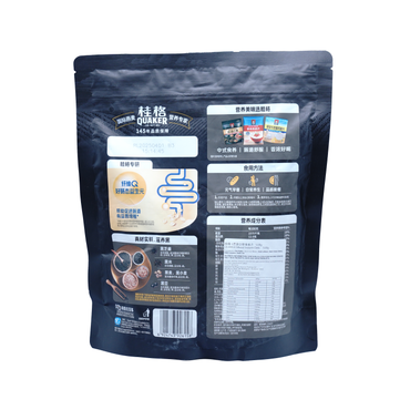 桂格五黑燕麦片袋装 Quaker Five Black Oatmeal