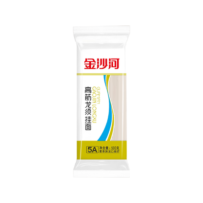 金沙河500G高筋龙须面Jinsha River High-Gluten Dragon Beard Dried Noodles
