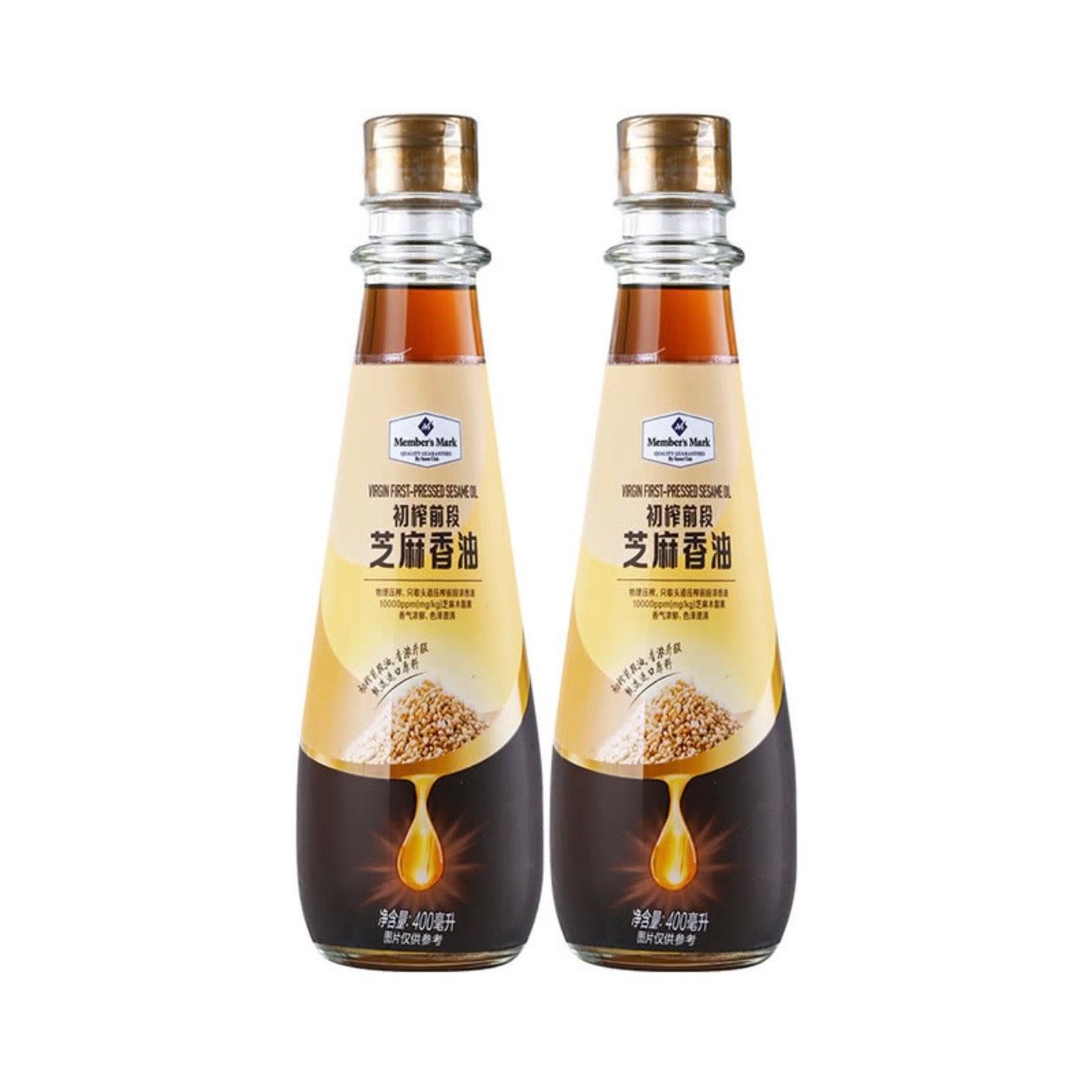 MM初榨前段芝麻香油400ml Virgin First-pressed Sesame Oil