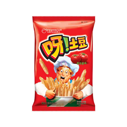 好丽友呀！土豆(番茄酱味)*70g Orion Ah! Riwai (te kakara ketchup)
