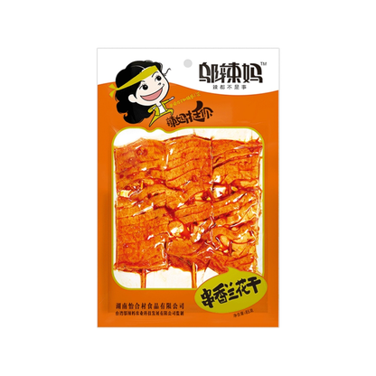 邬辣妈85g串香兰花干 Wulama skewer-fragrant orchid bean curd (hua kore-fermented soy)