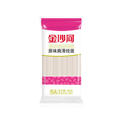 金沙河900克扁袋原味爽滑Jinsha River Original Flavor Smooth Dried Noodles