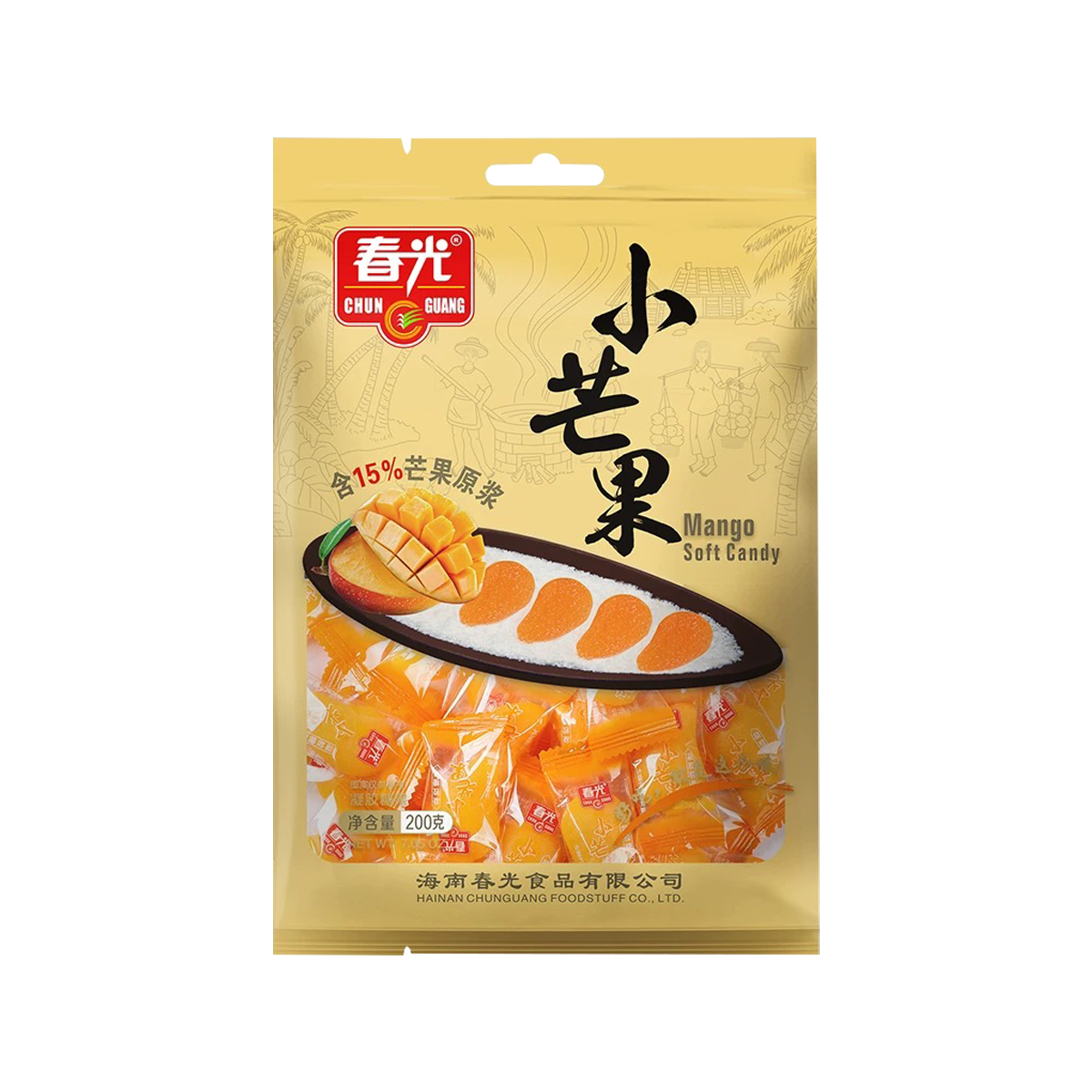 春光小芒果（凝胶糖果）Chun Guang Mango Soft Candy