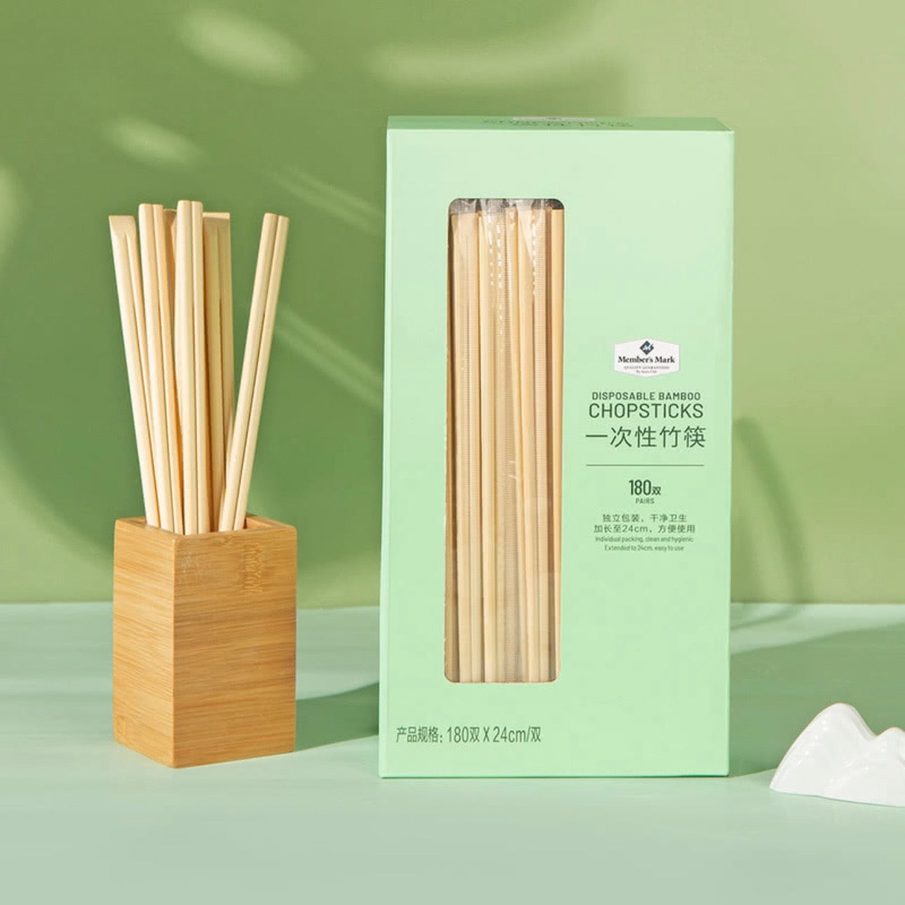 MM一次性竹筷180packs Disposable Bamboo Chopsticks