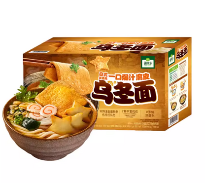 圃美多日式鲣鱼腐皮乌冬面1375g Japanese Bonito Oil Tofu Udon