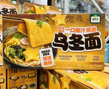 圃美多日式鲣鱼腐皮乌冬面1375g Japanese Bonito Oil Tofu Udon