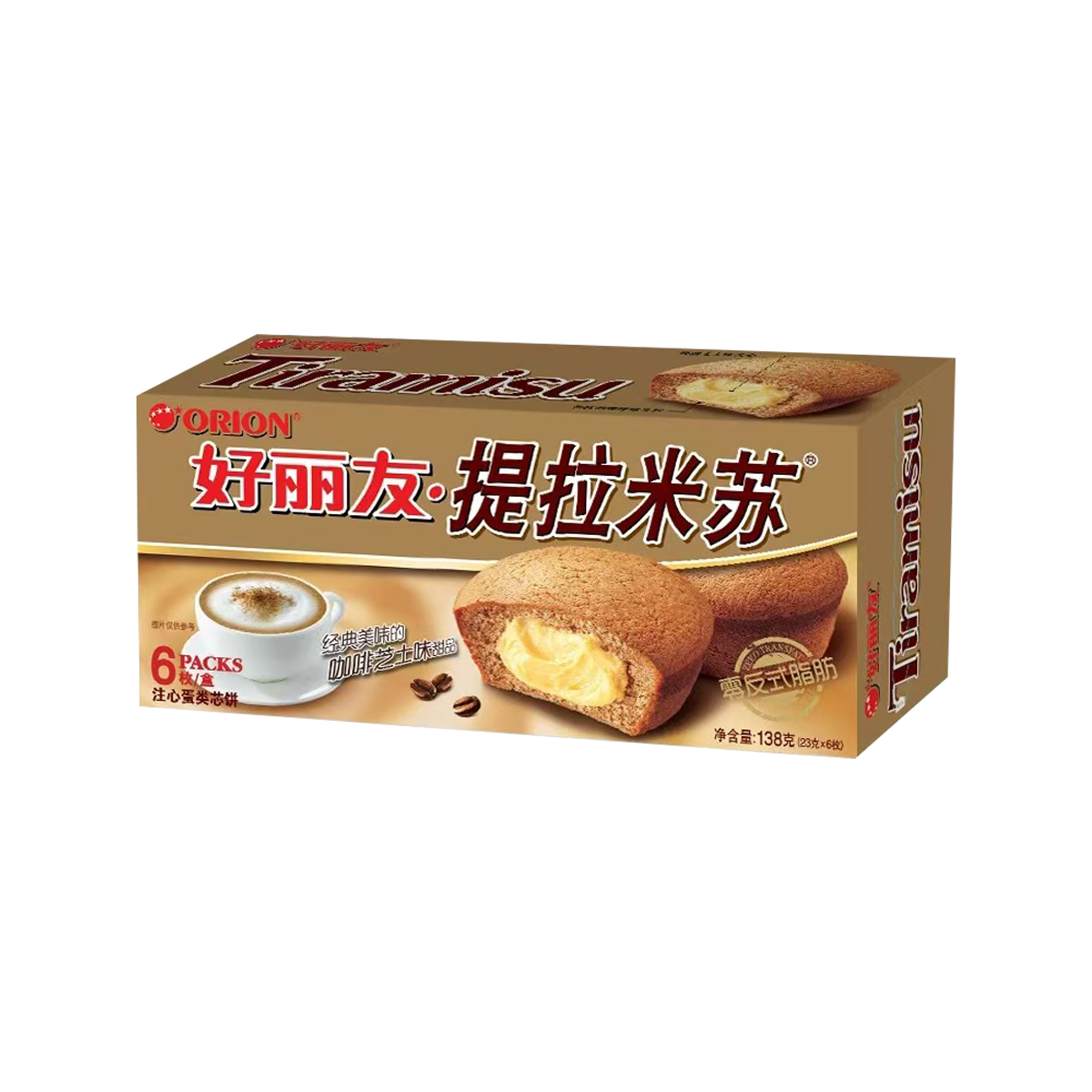好丽友 提拉米苏 Orion Orion Tiramisu-filled Egg Yolk Cake