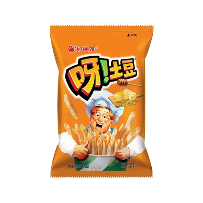 好丽友 呀土豆(蜂蜜黄油味)Orion Ya! Paramanawa Puff Riwai me te kakara o te pata honi